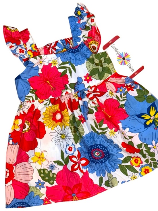 Counting Daisies Other - Counting Daisies Toddler Girls 18M Floral Dress NWT Bright Spring Summer